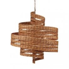Saisei_Currey oprawa wisząca 5xE27 12W rattan